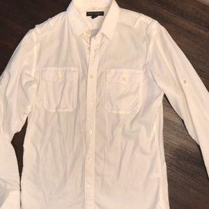 2/$12 Babana Republic white dress shirt